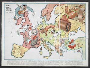 This 1914 Children’s Map Depicts World War I as a Massive Dogfight