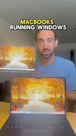 These are my MacBooks running Windows 11
