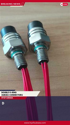 HYSF Reinforced Double O-Ring Subsea Connectors