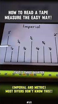 How To Read a Tape Measure Easily | Imperial & Metric Explained DIY Guide