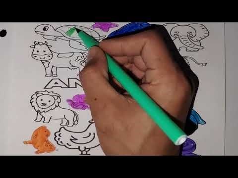 “Cute Animals Coloring Book – Made in Color”