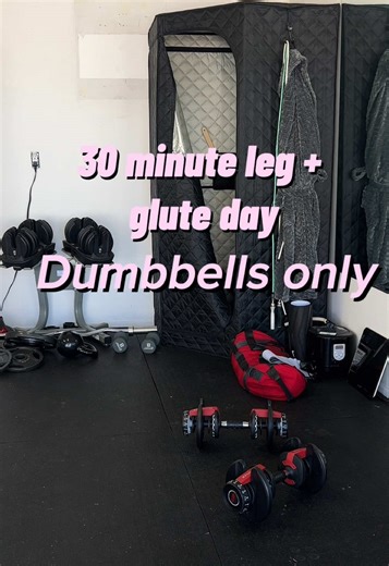 30-Minute At-Home Dumbbell Workout for a Peachy Pump
