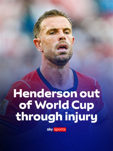 BREAKING: Jordan Henderson's World Cup is over 🚨 He remains in hospital in Mexico and may need to undergo surgery, after a serious break to his arm ⚽️ #skysportsnews #skysports #sportsontiktok #worldcup #england