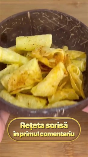 🍟 Chipsuri de cartofi CROCANTE la air fryer 🧂 #retetesimple #reteterapide #chipsuri #retete | Rețete și Remedii