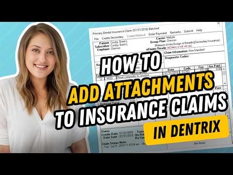 How to Add Attachments to Insurance Claims in Dentrix (X-Rays, IO Photos, Perio Charts & More)