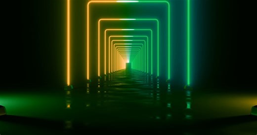 Vj, Loop, Tunnel. Free Stock Video