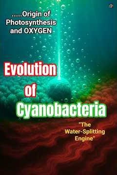 Cyanobacteria: Origin of Photosynthesis and Oxygen Revolution