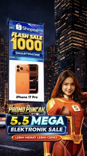 Promo Puncah Shopee 5.5 Mega Elektronik Sale Pukul 00:00 | Belanja Sekarang!