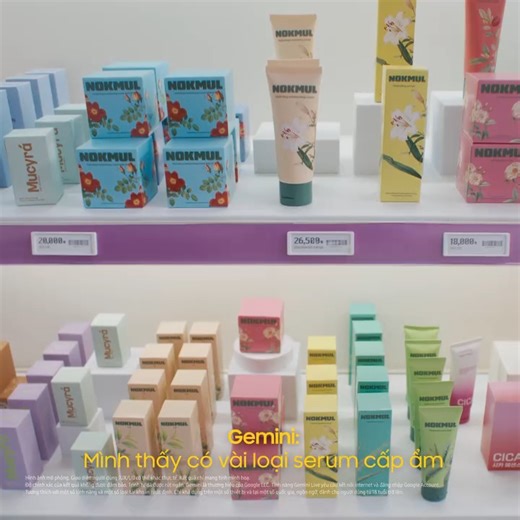 Còn đang phân vân, khó chọn? Bật Camera, chia sẻ cho Gemini để nhận lời khuyên tức thì về những gì ngay trước mắt. Gợi ý sẽ hiện ngay trên màn hình để bạn dễ theo dõi. Tìm hiểu thêm: https://hhmb.net/ZFold7 #GalaxyZFold7 #camera #UltraSleek #Samsung #UltraGapMo | Hoàng Hà Mobile