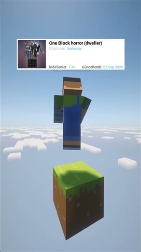 One Block, But in HORROR MODE! 😨 I Trolled My Friends!