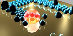Laser-Driven "Bubble Pen" Patterns Nanoparticles