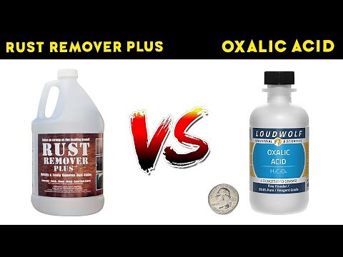 Rust Remover Plus Compared to Oxalic Acid: Removing Fertilizer Stains