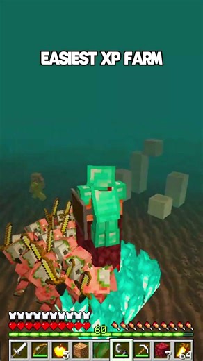 Easiest XP Farm #minecraft #shorts