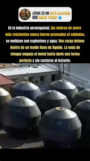 La industria aeroespacial MOLDEA acero con EXPLOSIONES. #Ingenieria #DatoCurioso