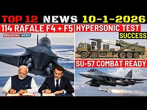 Indian Defence Updates : 114 Rafale F5 Deal,DRDO Hypersonic Test,AMCA Bulkhead,Su-57 Combat Ready