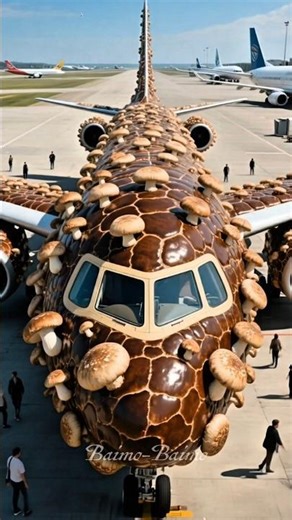This Mushroom Plane Is Straight-Up Insane! #Airplane #Jet #USA #Aircraft #helicopter #Aviation