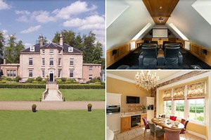 Luxury mansion with swimming pool, cinema and bar on sale for £1.9m near Glasgow