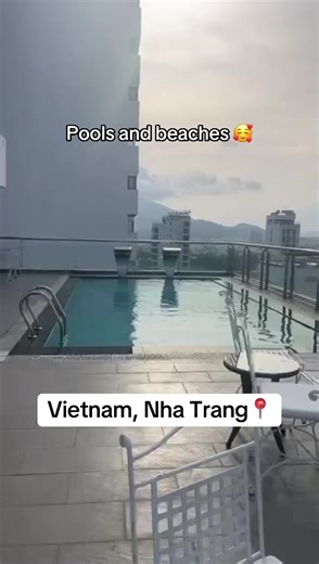 Vietnam has some of the best beaches 😍✨ | Nha Trang 📍 #beaches #pool #nhatrang #southeastasia #fyp