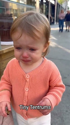She Saw the Chocolate Cake… Then Started Crying 😭🍫🎂 | Tiny Tantrums