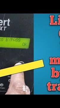 Liebert GXT UPS manual bypass transfer