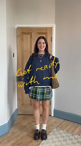 Molly Campbell on Instagram: "Get ready with me for a visit to The Devonshire, Soho with @deichmann_uk !! (Not shown, the major imposter syndrome I felt all evening 😂) Jumper @asos (current) Skirt @nextofficial (current) Bag and shoes @deichmann_uk (current) * Social anxiety - models own *gifted Dopamine dressing, fashion over 30, everyday outfits, fashion for mums #outfitinspo #fashioninspo #ootdinspo #outfitideas #outfits #transitionaloutfits #autumnoutfitideas #stylinginspo #styleinspo #pint
