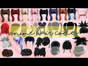 Anime Hair Codes for Roblox | Lusci0uspink