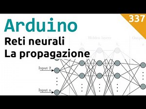 Propagazione degli ingressi in una Rete Neurale realizzata con Arduino - Video 337
