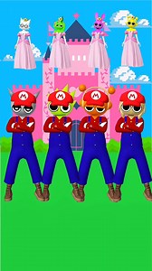 28K views · 1.1K reactions | SPRUNKI AS MARIO & PRINCESS PEACH 藍...