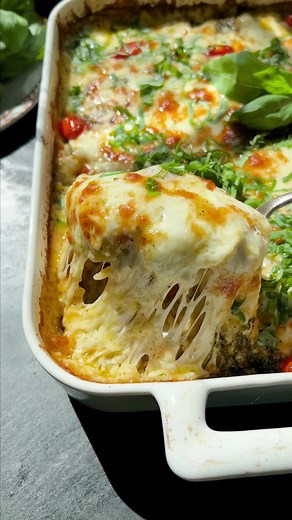 Easy One-Pan Caprese Pesto Orzo Bake Recipe