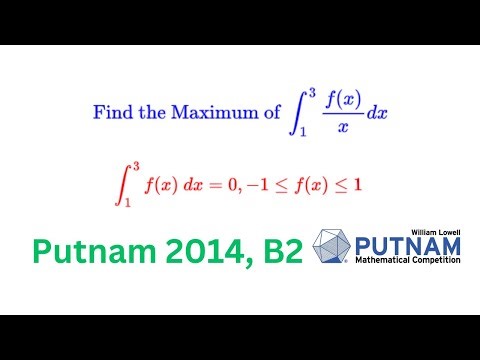 Putnam 2014, B2 | A Putnam Analysis Problem Simplified