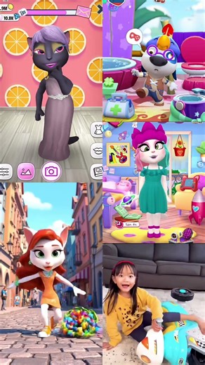 My Talking Angela – Funny Moments #mytalkingangela #shorts #funny