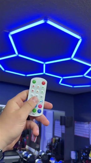 The HYPERLITE RGB Hex Lights completely changed the vibe of my setup to the point I just use these