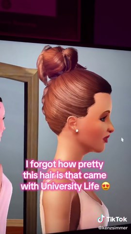 Cute Sims 3 Hair from University Life Expansion