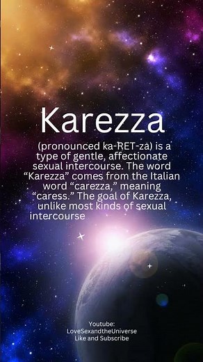 Definition of Karezza