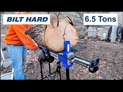 Bilt hard 6.5 ton log Splitter Use & Review