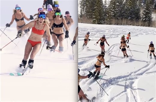 Chelsea Handler Celebrates 50th Birthday Bikini Skiing With 23 Friends