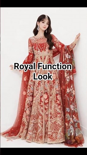 Royal Inspired Anarkali Dress Designs For Functions 👑 #anarkalikurtis #indiandesignerwear #fashion