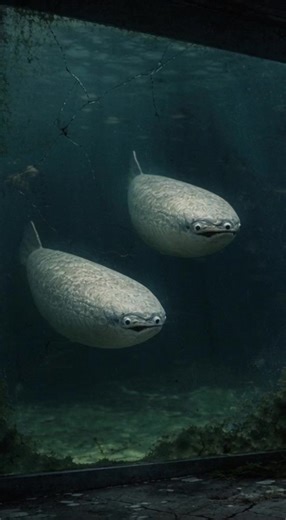 古代生物水族館の廃墟とサカバンバスピス