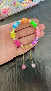DIY bracelet making tutorial #diy #bracelet #craft #handmade #viral #jewellery #shorts #diycrafts