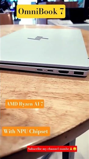 HP laptop OmniBook 7 # new model with NPU Chipset 2026#