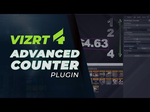 Vizrt 4 Advanced Counter Plugin Tutorial