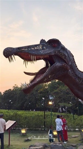 POV: You Found Pune’s Hidden Jurassic Park 🦖 | Wait Till The Last Dinosaur 😳
