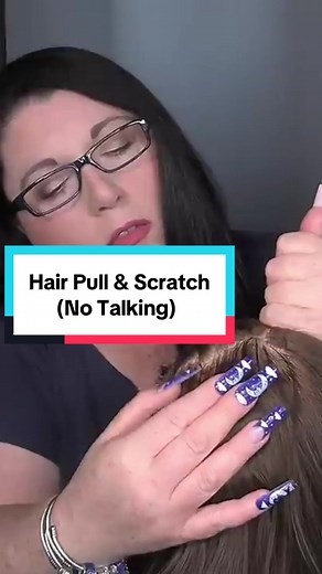 ASMR Hair Pulling and Scratch Sounds Experience