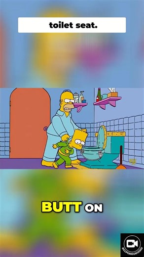 didn't sit on the toilet