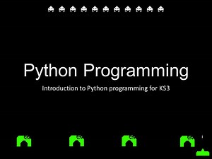 Week 1 - Introduction to Python