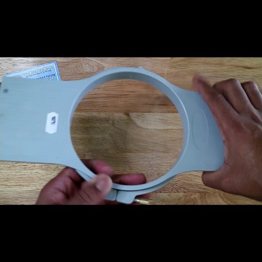 Standard Embroidery Machine Hoop ⭕ vs Magnetic Mighty Hoop 🧲 | #Short Demo