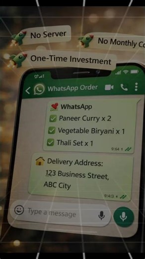 Custom Android App for Any Business | WhatsApp Orders Made Easy