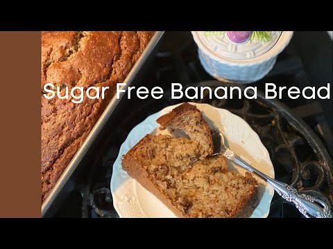 Moist & Soft Sugar Free Banana Bread Recipe