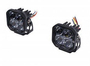 Diode Dynamics SS3 Sport LED Pod Light w/ Bracket - Spot - 2,262 L - 3" Cube - Qty 2 Diode Dynamics