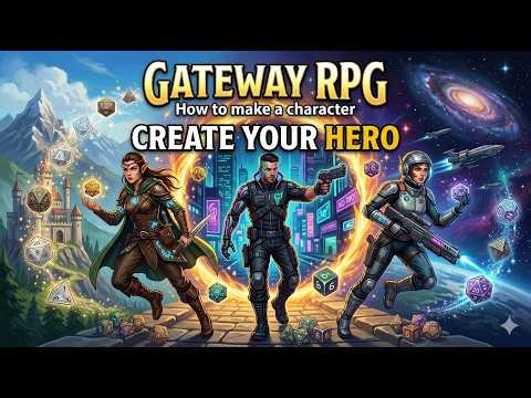 How to create a character in Gateway RPG